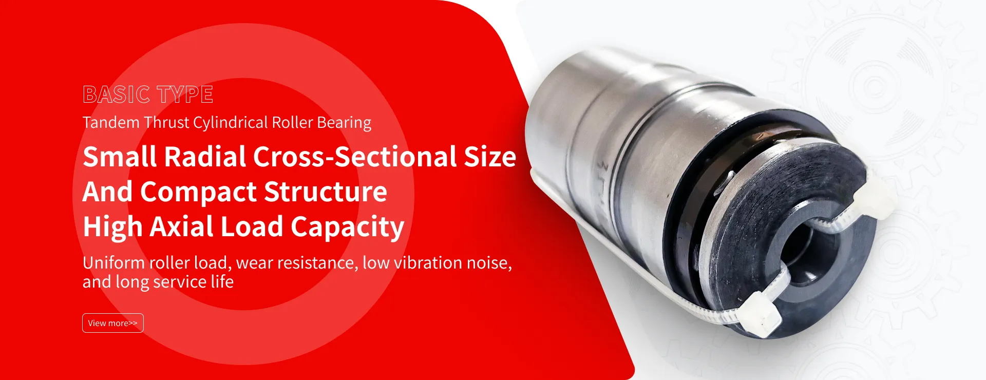 Tandem Thrust Cylindrical Roller Bearings