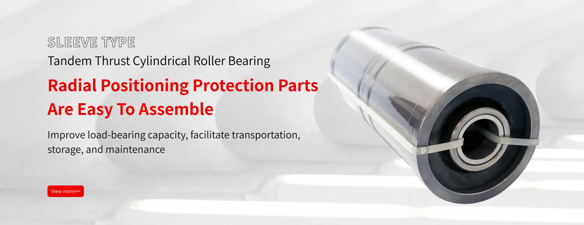 Sleeve Type Tandem Thrust Cylindrical Roller Bearings